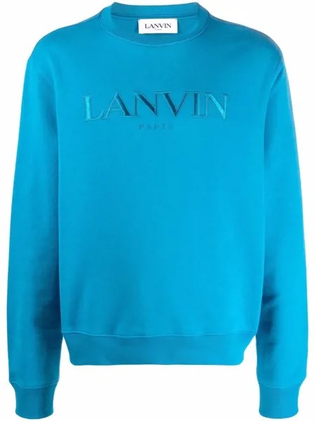 LANVIN свитер с вышитым логотипом