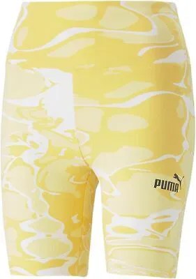 Женские летние короткие колготки с принтом Puma, 7 дюймов YELL-XL