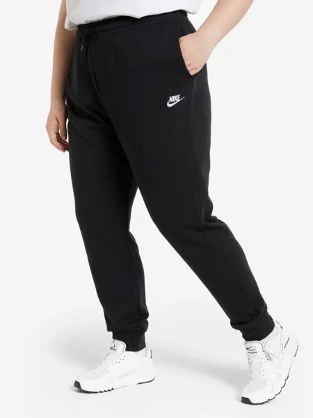 Брюки женские Nike Sportswear Essential, Plus Size, Черный