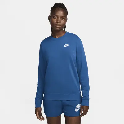 Толстовка Nike Sportswear Club Fleece, цвет Court Blue/White