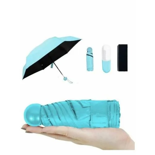 Мини-зонт автомат, синий