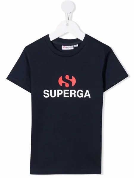 Superga Kids футболка с логотипом