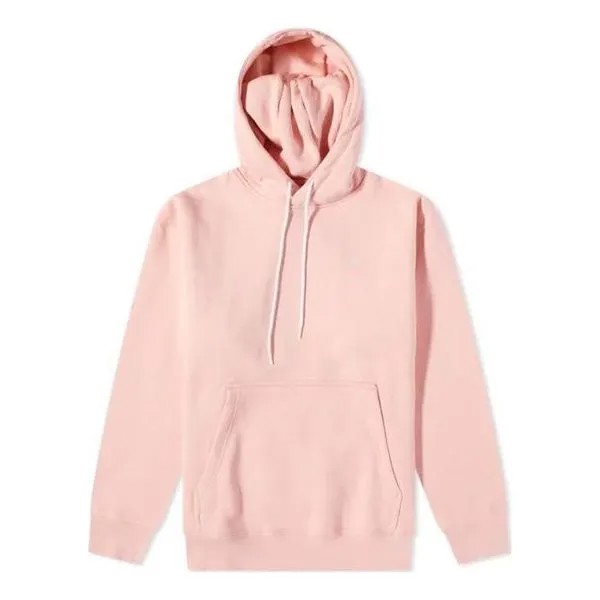 Толстовка Men's Nike Small Logo Embroidered Solid Color Hooded Sports Autumn Pink, розовый