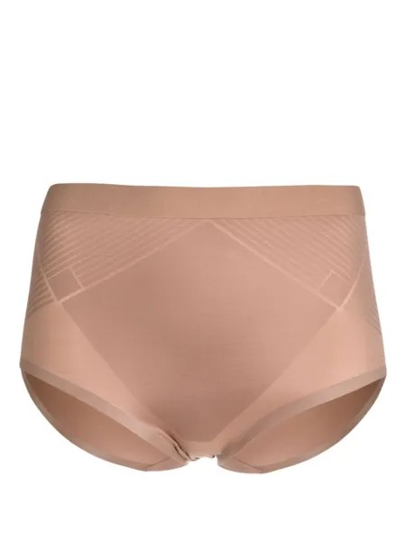 SPANX трусы-брифы Thinstincts 2.0 с завышенной талией, коричневый