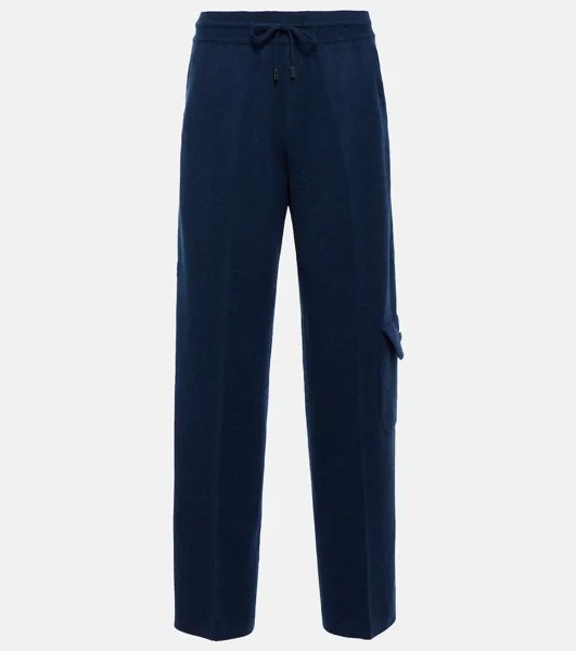 Кашемировые спортивные штаны Berkeley LORO PIANA, синий