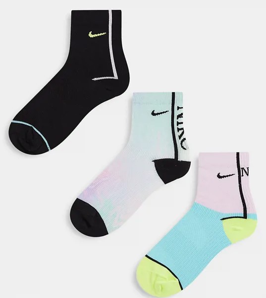 Разноцветные легкие повседневные носки Nike Training Plus-Разноцветный