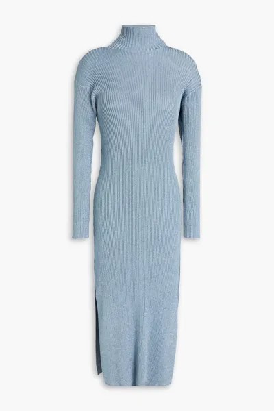 Платье миди в рубчик с эффектом металлик Crisana Baum Und Pferdgarten, цвет Slate blue