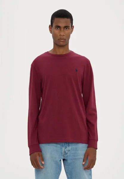 Топ с длинными рукавами LONG SLEEVE Ralph Lauren, темно-красный