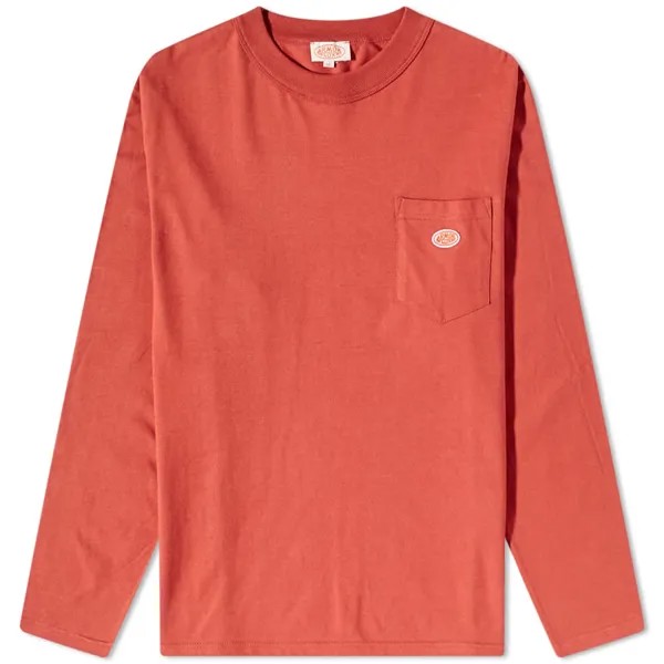 Футболка Armor-Lux Long Sleeve Logo Pocket Tee
