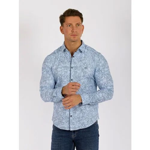 Рубашка Dairos, размер 5XL, голубой