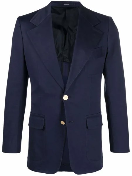 Yves Saint Laurent Pre-Owned однобортный пиджак с заостренными лацканами