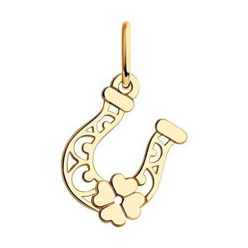 Подвеска GOLD CENTER, красное золото, 585 проба