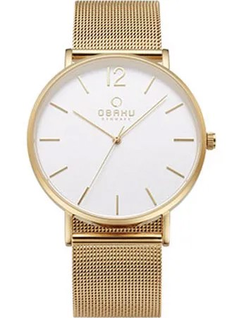 Fashion наручные  мужские часы Obaku V197GXGWMG. Коллекция Mesh