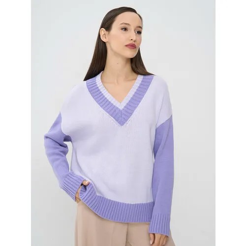 Пуловер VAY, размер 58/60, фиолетовый