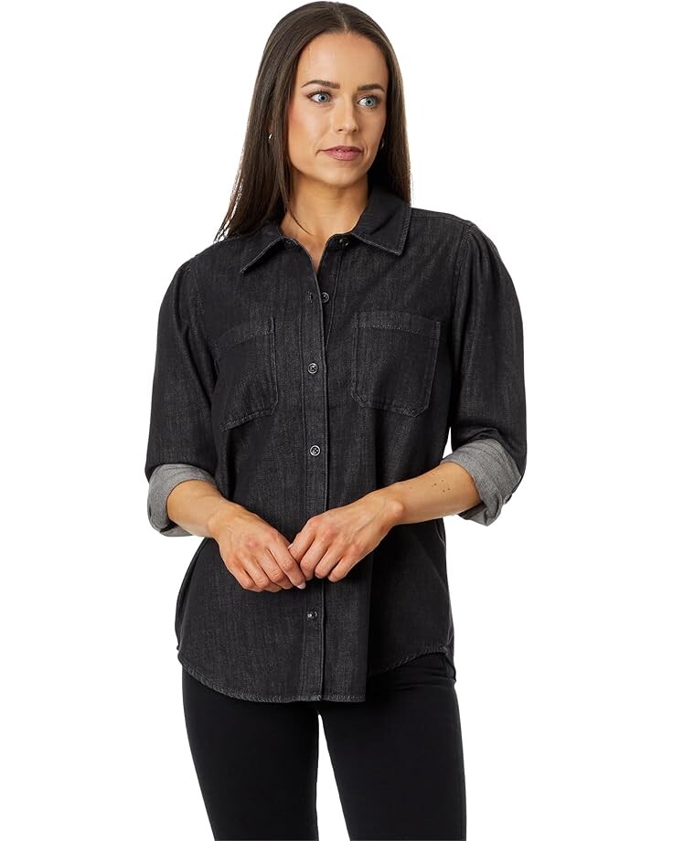 Рубашка Paige Mattie Shacket, цвет Washed Carbon