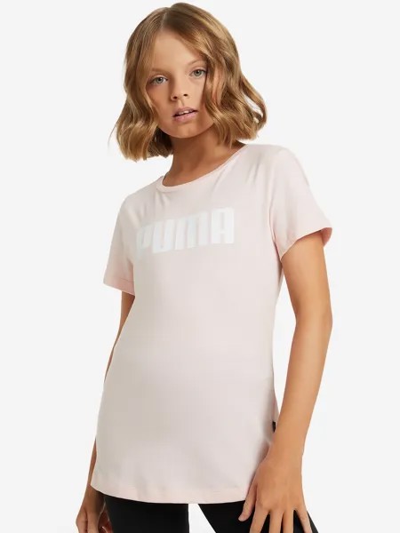 Футболка для девочек PUMA, Розовый
