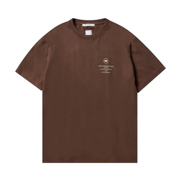 Футболка Liberaiders Records Tee, коричневый