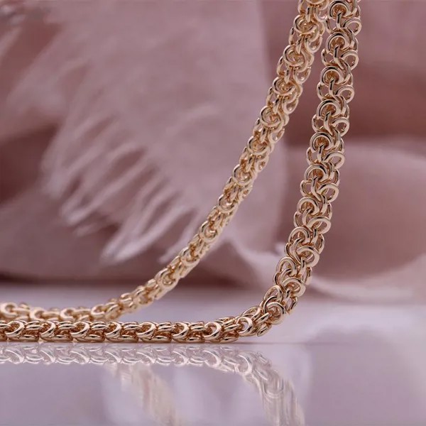 Мода Розовое золото Браслет Ожерелье Соответствие Мода Изысканные девушки Банкет Подарок на день рождения