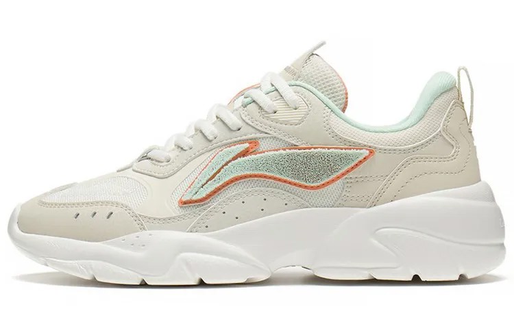 LINING Flow Rock Lifestyle Shoes Women's Low-top Off-white/orange