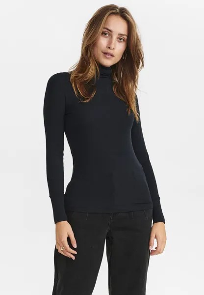 Свитшот Nümph BOWIE ROLLNECK, цвет caviar