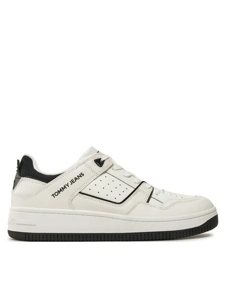 Кроссовки Tommy Jeans Tjm Basket Retro Cupsole Wl EM0EM01464 Blanco, белый