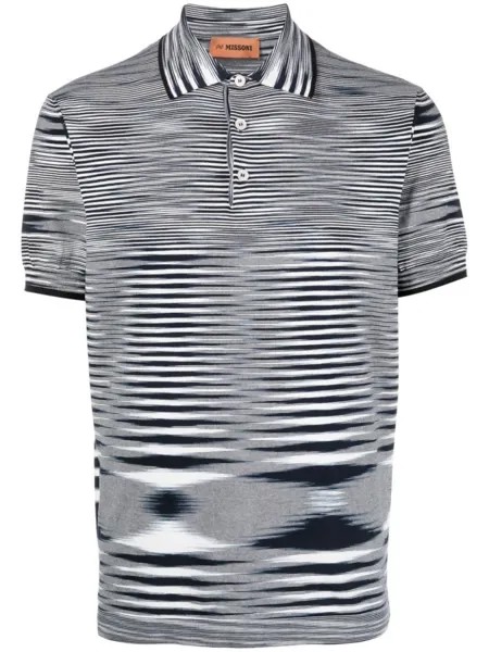 Missoni трикотажная рубашка поло, белый