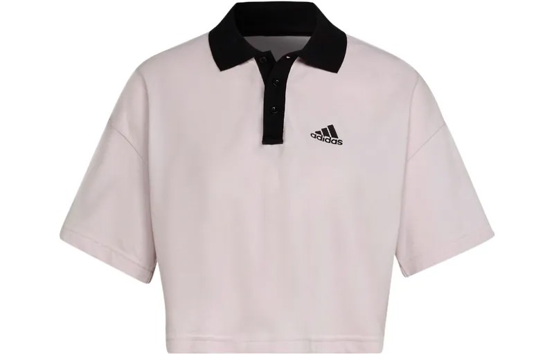 Рубашка поло женская розовая Adidas