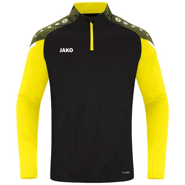 Лонгслив Jako Performance Ziptop, черный