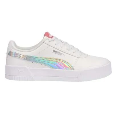 Кроссовки Puma Carina Rainbow Youth Girls, размер 5,5 М, повседневная обувь 380895-01