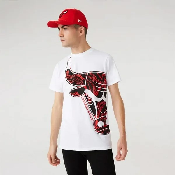 Футболка New Era T-Shirt Chicago Bulls 2021/22, белый