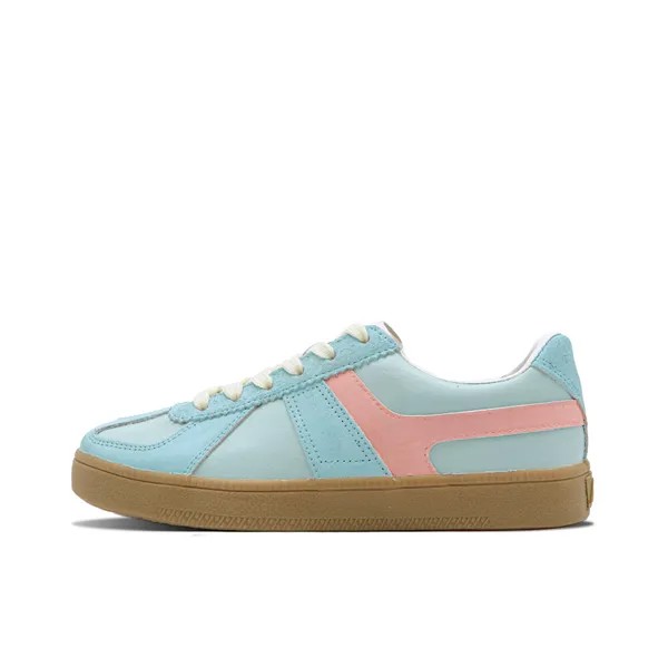 Кроссовки LINING Yunchuan Skateboarding Shoes Women's Low-top Blue/pink, голубой