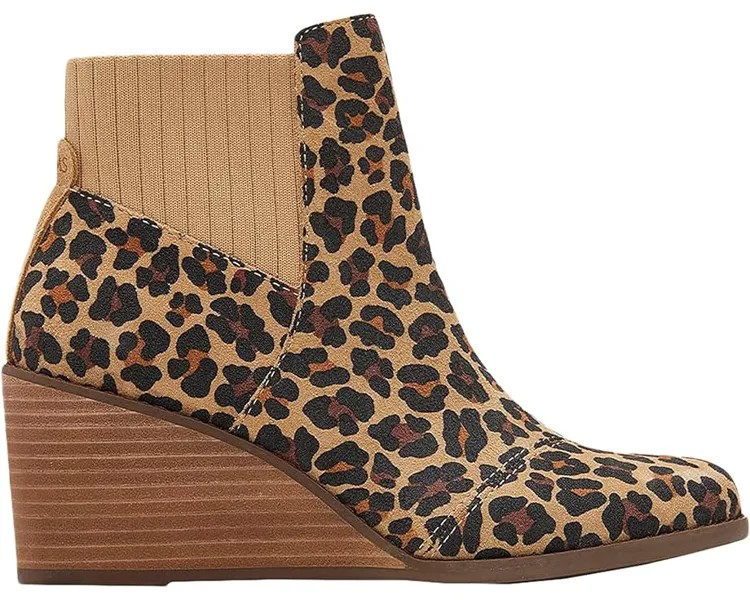 Ботинки TOMS Sadie, цвет Tan Classic Leopard Printed Suede