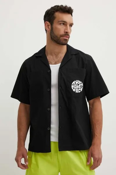 Хлопчатобумажная рубашка The North Face, черный