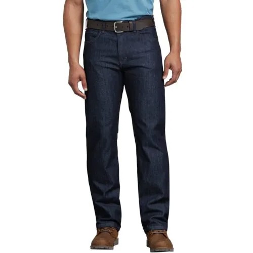 Dickies — мужские джинсовые джинсы Carpenter Jean, промытый синий индиго, 40 30