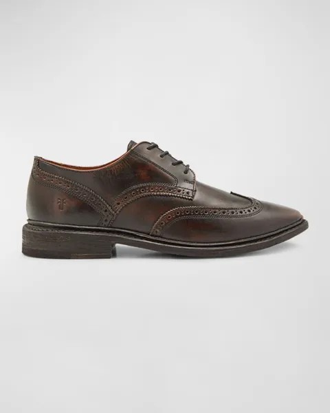 Мужские кожаные туфли дерби Paul Wingtip Frye