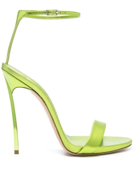 Casadei босоножки Blade Flash 140, зеленый