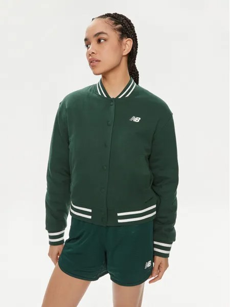 Куртка стандартного кроя New Balance, зеленый
