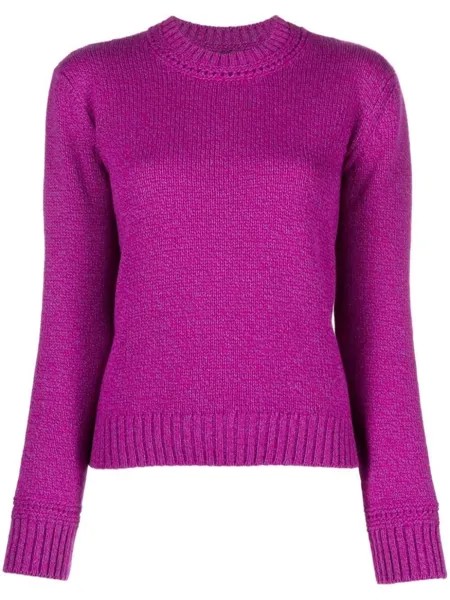 A.P.C. джемпер с круглым вырезом, фиолетовый