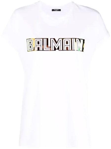 Balmain футболка с логотипом