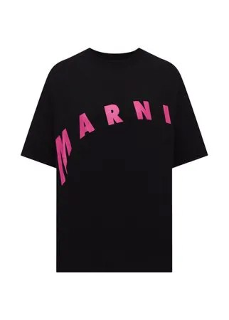 Хлопковая футболка Marni