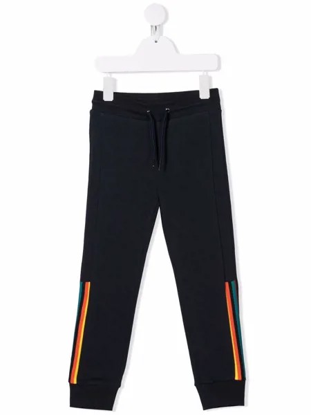 Paul Smith Junior спортивные брюки с нашивкой