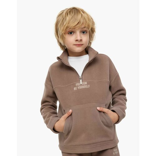 Свитшот Gloria Jeans, размер 3-4г/104 (28), коричневый