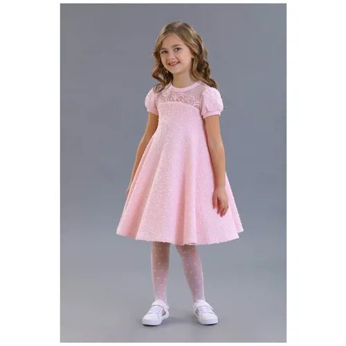 Платье Маленькая Леди, размер 122, розовый