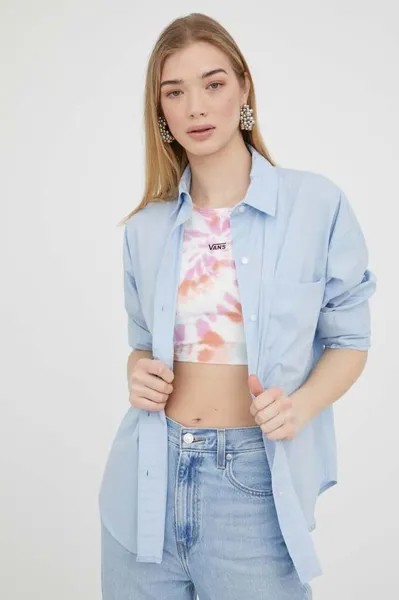 Рубашка Abercrombie & Fitch, синий