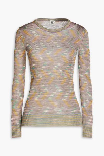 Свитер крючком M Missoni, фиолетовый