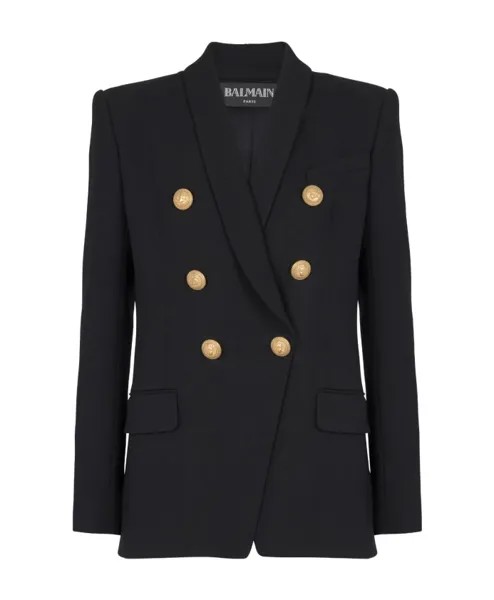 Куртка на 6 пуговицах Balmain, черный
