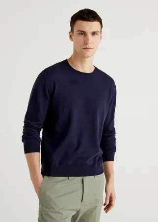 Джемпер мужской United Colors of Benetton 21A_10CVU1N60 синий S