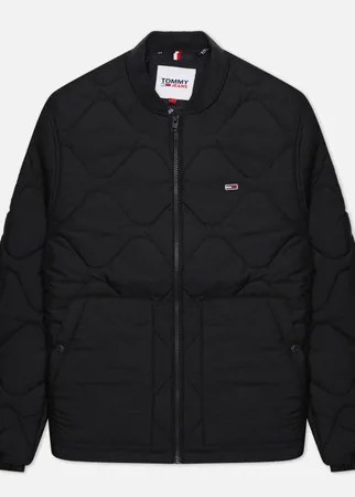 Мужская куртка бомбер Tommy Jeans Quilted, цвет чёрный, размер S