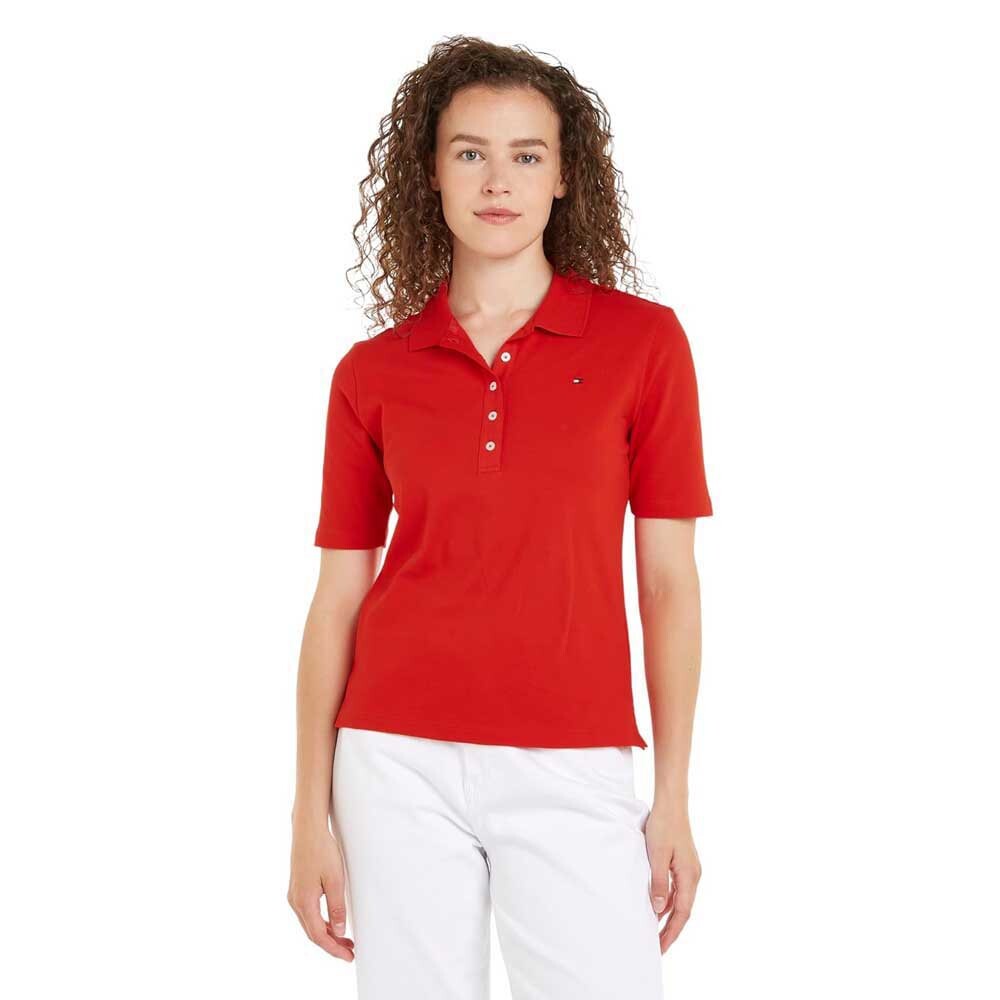 Поло с коротким рукавом Tommy Hilfiger 1985 Reg Pique, красный