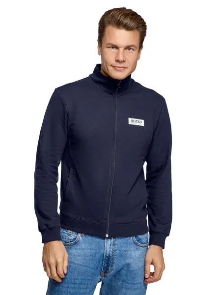 Олимпийка мужская oodji 5L125006I-1 синяя M